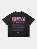 MONACO AESTHETIC TEE - FADED BLACK