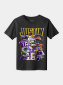 JUSTIN JEFFERSON FOOTBALL MINI TEE