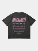 MONACO AESTHETIC TEE - DARK GRAY