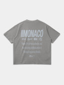 MONACO AESTHETIC TEE - LIGHT GRAY
