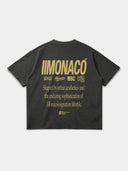 MONACO AESTHETIC TEE - DARK GRAY