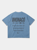 MONACO AESTHETIC TEE - SLATE BLUE