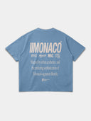 MONACO AESTHETIC TEE - SLATE BLUE