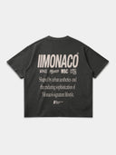 MONACO AESTHETIC TEE - DARK GRAY