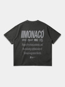 MONACO AESTHETIC TEE - DARK GRAY