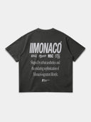 MONACO AESTHETIC TEE - DARK GRAY
