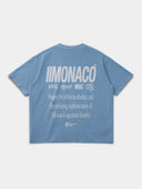 MONACO AESTHETIC TEE - SLATE BLUE