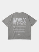 MONACO AESTHETIC TEE - LIGHT GRAY