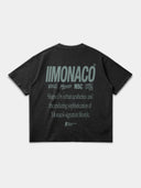 MONACO AESTHETIC TEE - FADED BLACK
