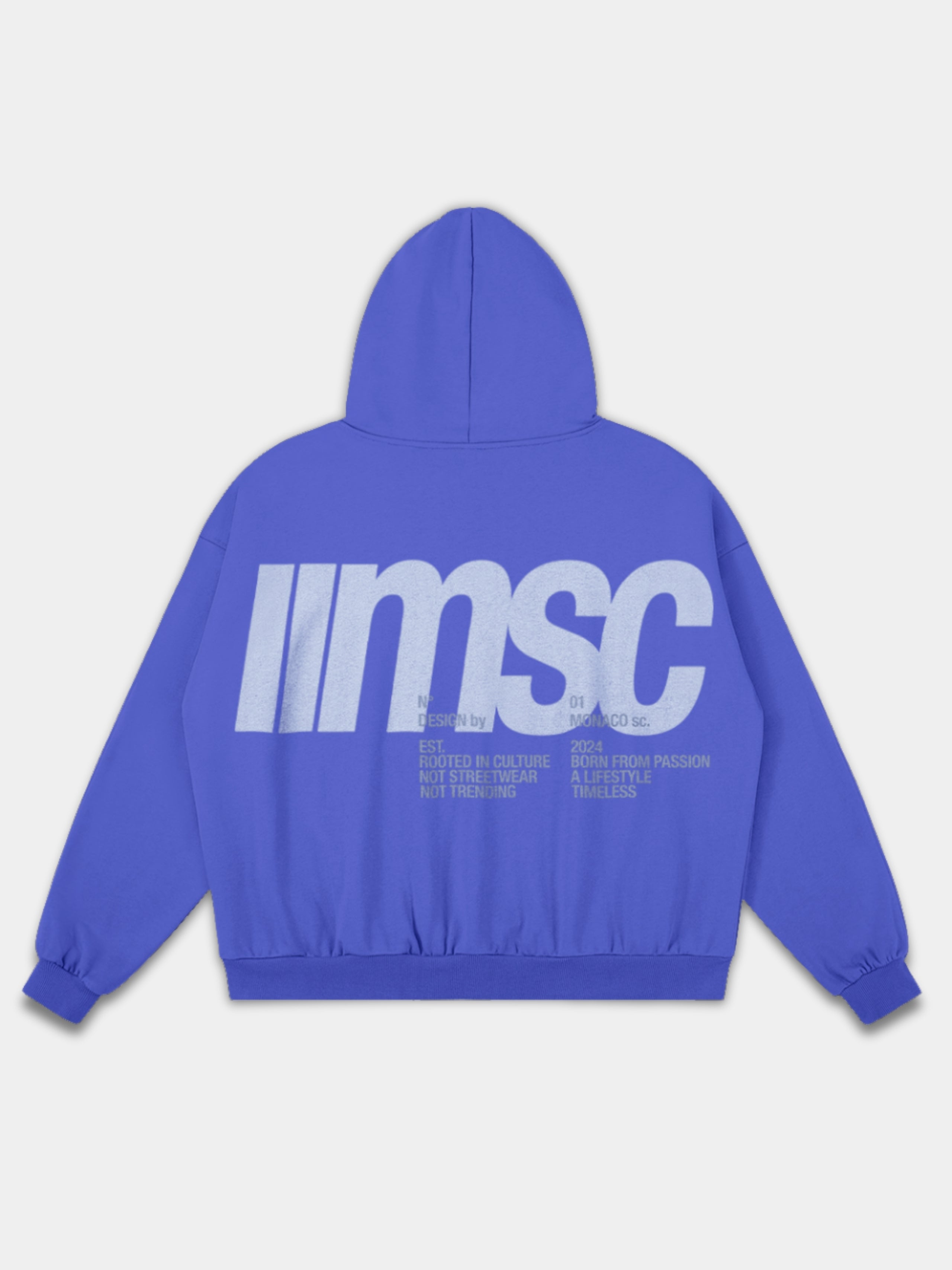 MSC LABEL HOODIE – Athleisure Oversized Hoodie | Monaco Social Club