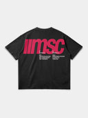 MSC LABEL TEE - FADED BLACK