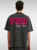 MSC LABEL TEE - FADED BLACK