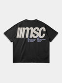 MSC LABEL TEE - FADED BLACK