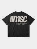 MSC LABEL TEE - FADED BLACK