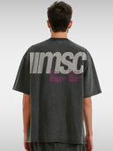 MSC LABEL TEE - FADED BLACK