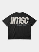 MSC LABEL TEE - FADED BLACK