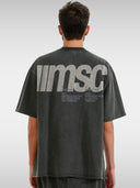 MSC LABEL TEE - FADED BLACK