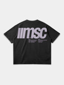MSC LABEL TEE - FADED BLACK