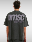 MSC LABEL TEE - FADED BLACK