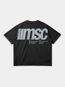 MSC LABEL TEE - FADED BLACK