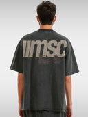 MSC LABEL TEE - FADED BLACK