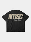 MSC LABEL TEE - FADED BLACK