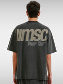 MSC LABEL TEE - FADED BLACK