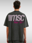 MSC LABEL TEE - FADED BLACK