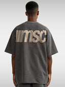 MSC LABEL TEE - DARK GRAY