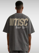MSC LABEL TEE - DARK GRAY