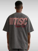 MSC LABEL TEE - DARK GRAY