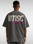MSC LABEL TEE - DARK GRAY