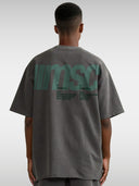 MSC LABEL TEE - DARK GRAY