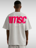 MSC LABEL TEE - LIGHT GRAY