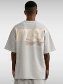MSC LABEL TEE - LIGHT GRAY