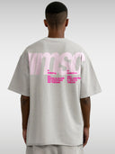 MSC LABEL TEE - LIGHT GRAY