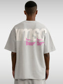 MSC LABEL TEE - LIGHT GRAY