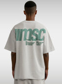 MSC LABEL TEE - LIGHT GRAY