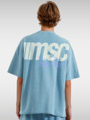 MSC LABEL TEE - SLATE BLUE