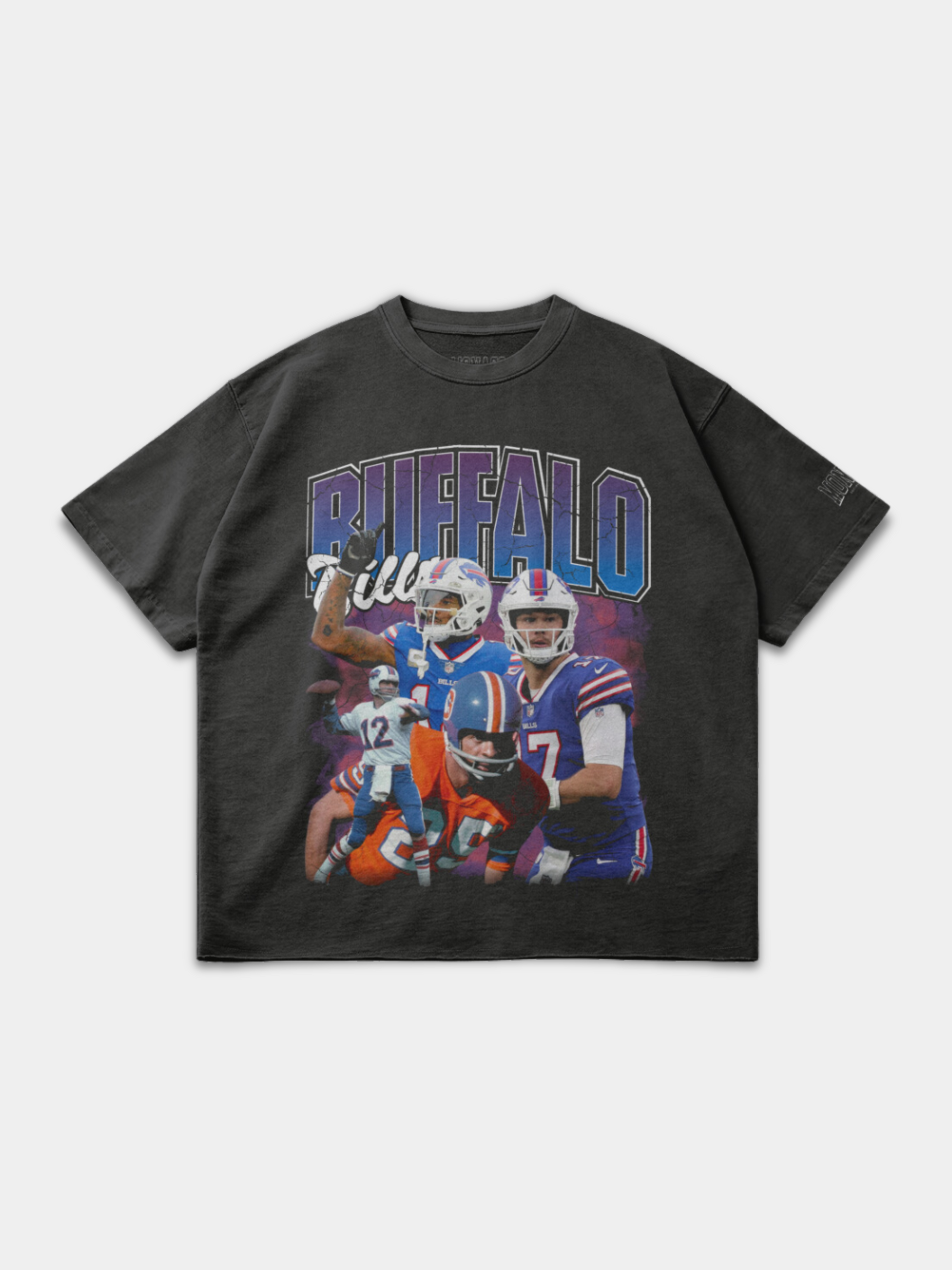 Buffalo Bills Football Tee – Oversized Heavyweight Shirt for Fans