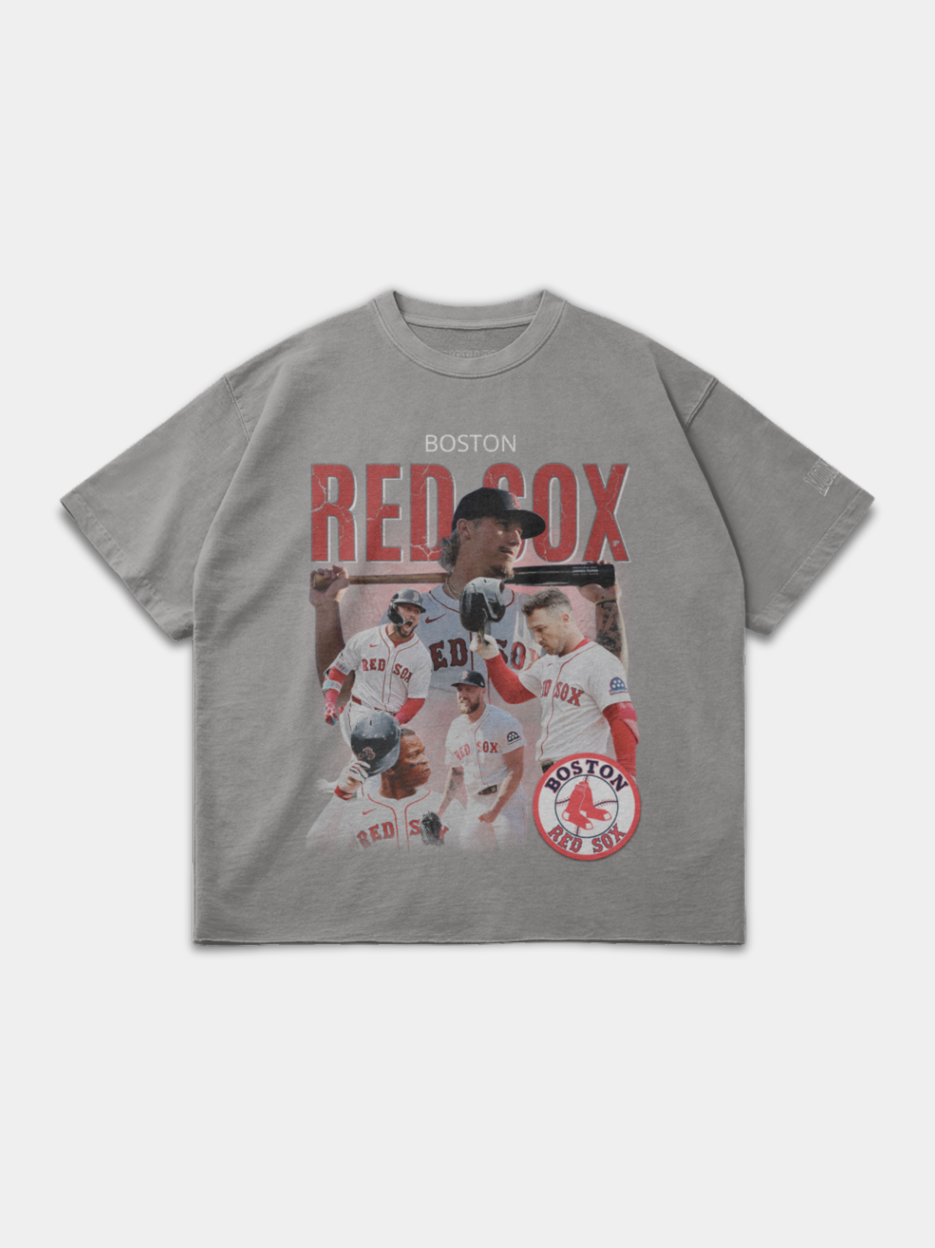 Boston Red Sox Graphic Tee – Oversized Vintage Baseball Shirt