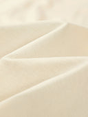 Heavyweight 100% cotton knit texture of the Monaco Boxy tee in ivory.