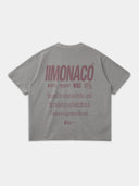 MONACO AESTHETIC TEE - LIGHT GRAY