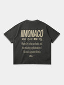 MONACO AESTHETIC TEE - DARK GRAY