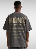 MONACO AESTHETIC TEE - DARK GRAY