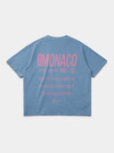 MONACO AESTHETIC TEE - SLATE BLUE