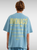 MONACO AESTHETIC TEE - SLATE BLUE