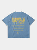 MONACO AESTHETIC TEE - SLATE BLUE