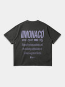 MONACO AESTHETIC TEE - DARK GRAY