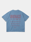 MONACO AESTHETIC TEE - SLATE BLUE